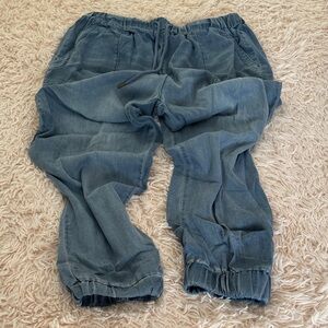 Gibson Latimer Full Length Blue Joggers. Very Soft. Draw string waist.